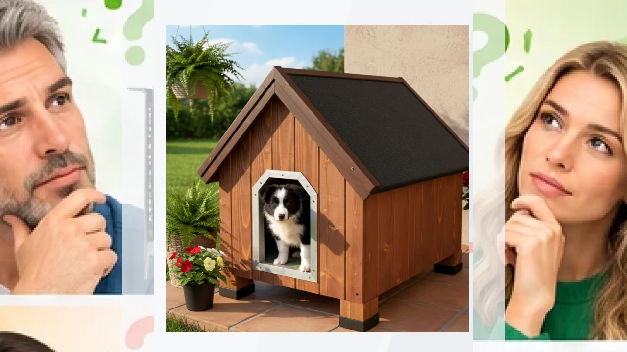 TK-Pet Alpine Caseta de Madera para perros